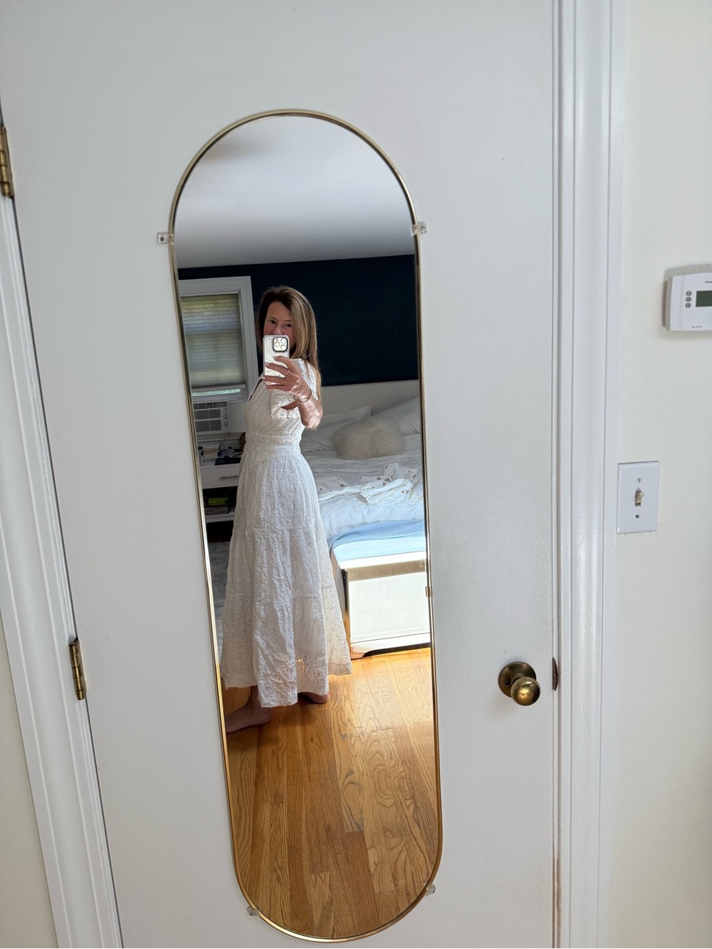 Maeve White Eyelet Maxi Dress - Picture 3 of 4